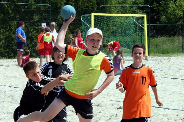 Spielpläne zum Beachhandball-Jugendturnier