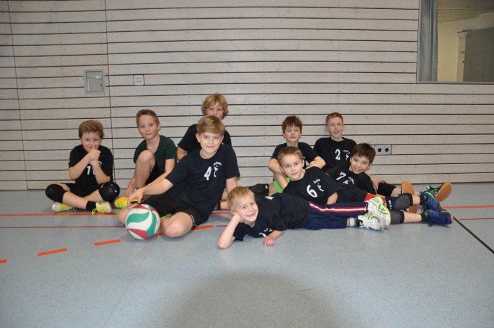 Die unter12-jährigen Volleyballer starten erfolgreich in die neue Saison