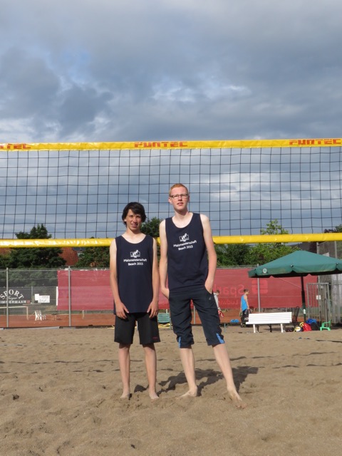 2. Platz bei der U17-Beachmeisterschaft in Speyer
