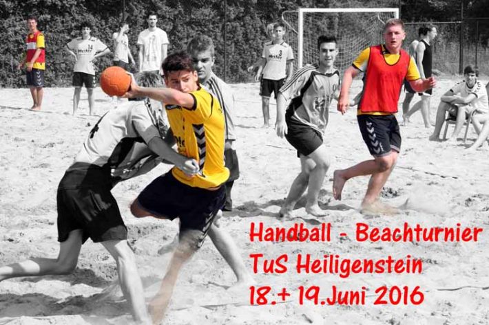 Handball-Beachturnier für Jugendmannschaften 18.-19.06.2016