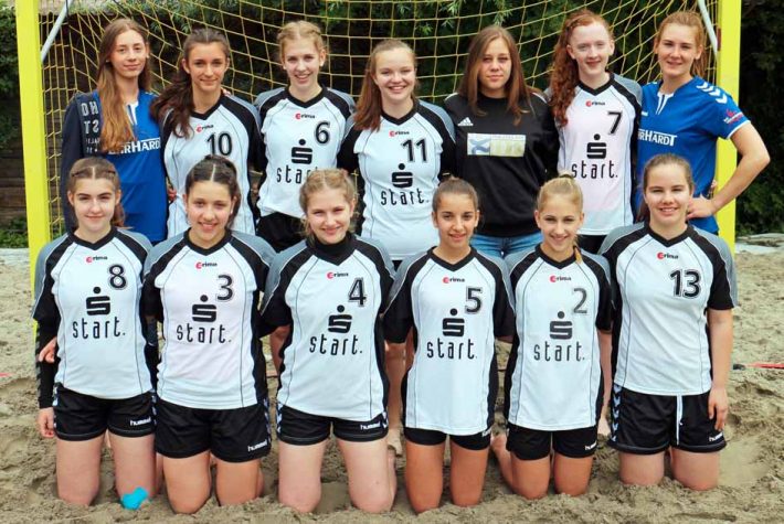 Weibliche B-Jugend erreicht 4. Platz beim Beachhandballturnier in Heiligenstein