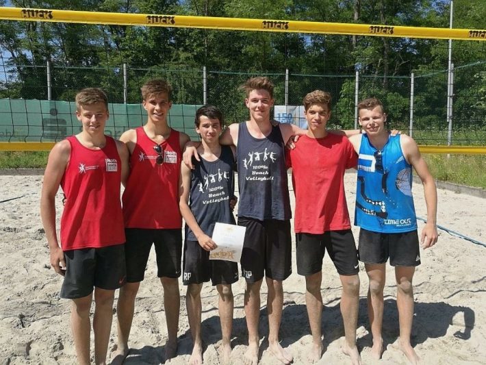 5 Podestplätze bei der U19-Beach-Pfalzmeisterschaft für den TuS