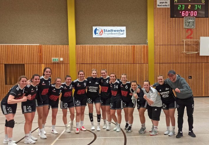 Handball-Damen gewinnen Nachholspiel in Frankenthal