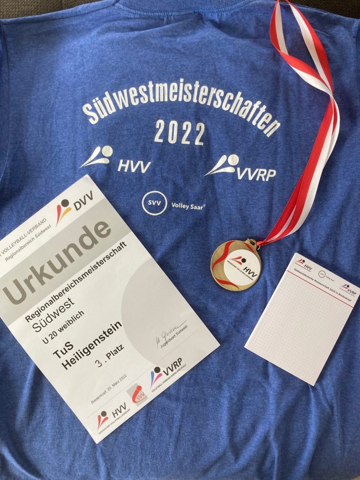 Volleyball – U20w erreicht 3. Platz bei südwestdeutscher Meisterschaft