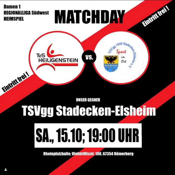 Volleyball – Damen 1 – Heimspiel gegen Stadecken-Elsheim