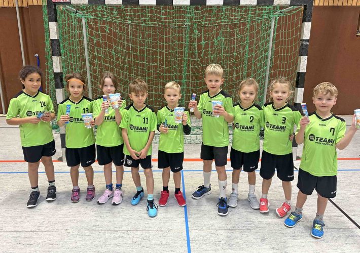 Handball Minis beim Spielfest in Waldsee erfolgreich